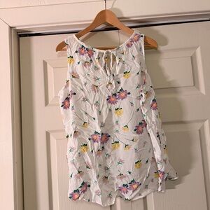 Anne Taylor Loft Floral Sleeveless Top